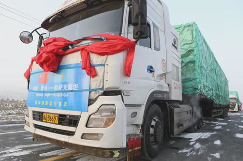 精河至哈薩克斯坦國際貨運道路首發 開啟跨境物流新篇章